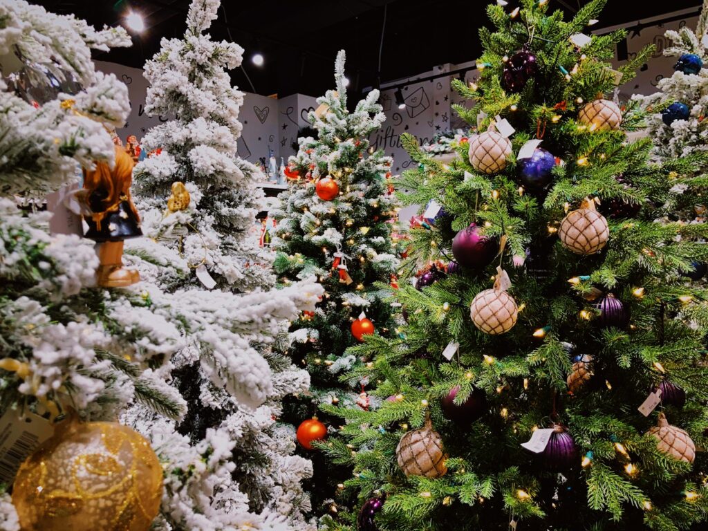 green and purple flower bouquet